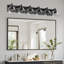 Applique murale pour salle de bain 6 lumières en verre mat noir mat pour miroir-95741605-95741606