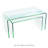 Funon Glass Top Nesting Tables Built-In Outlets