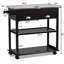 Plateau roulant en acier inoxydable pour chariot de cuisine à bascule Westborough-547502096