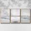 Ensemble de 3 pièces encadrées sur toile «Gentle Tides II»-97793104-97793101