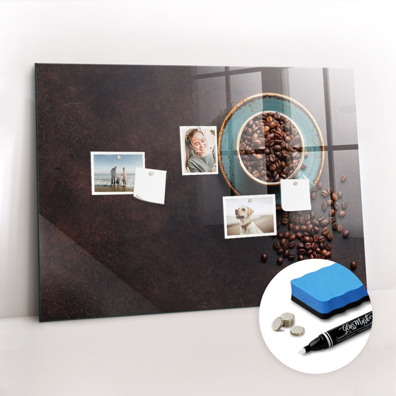 Magnetic Glass Photo Memo Board