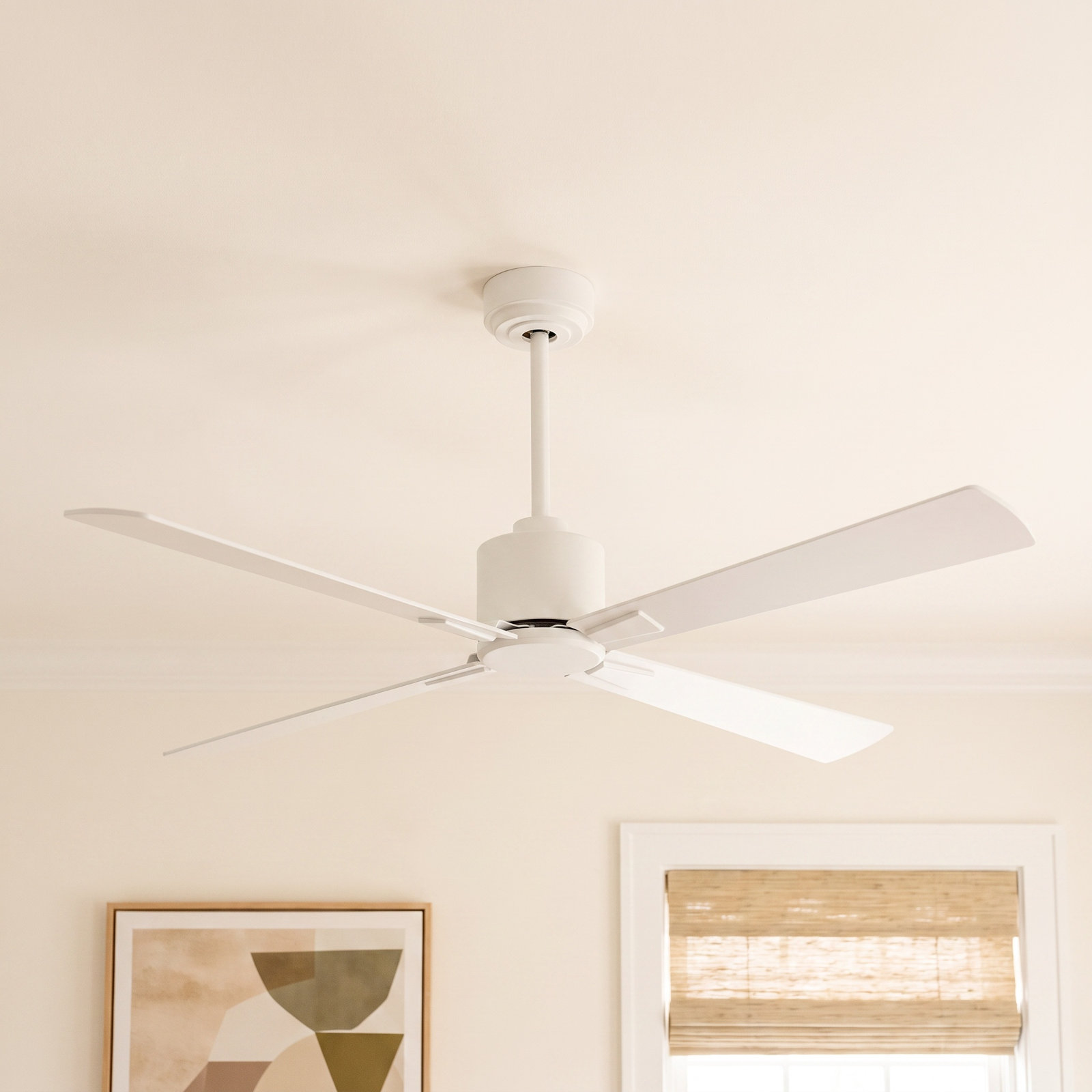 Harford 52" Ceiling Fan, White