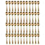 Coccodrillo Soup Spoon - 48 Pieces - Black Gold-1819080230