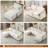 Plush Modular 4-Seater Cloud Sofa with 2 Footstools - Chenille Cushions & Throw Pillows, Space-Saving Sectional for Living Room & Apartments