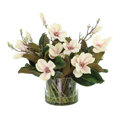Ahreila Magnolia Faux Floral in Vase