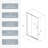 56 - 60" W X 71" H Shower Door, 1/4" Tempered Glass, , Pivot Swing, Left Right Universal, Easy Install, Magnetic Closing, Leak Design, Universal Door With Reversible Closure, Leakage-121585285