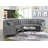 Steubenville Velvet Curved Sectional Symmetrical-518978857