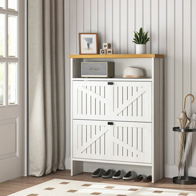 Armoire à chaussures multi-fonctionnelle minimaliste moderne à quatre couches