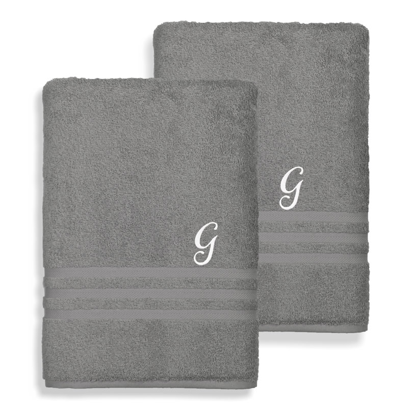 Denzi Midweight Bath Sheet, N, Dark Gray