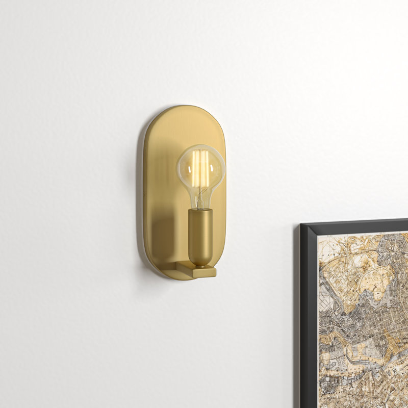 Applique murale articulée 1 lumière Thomasin Cassi, Or