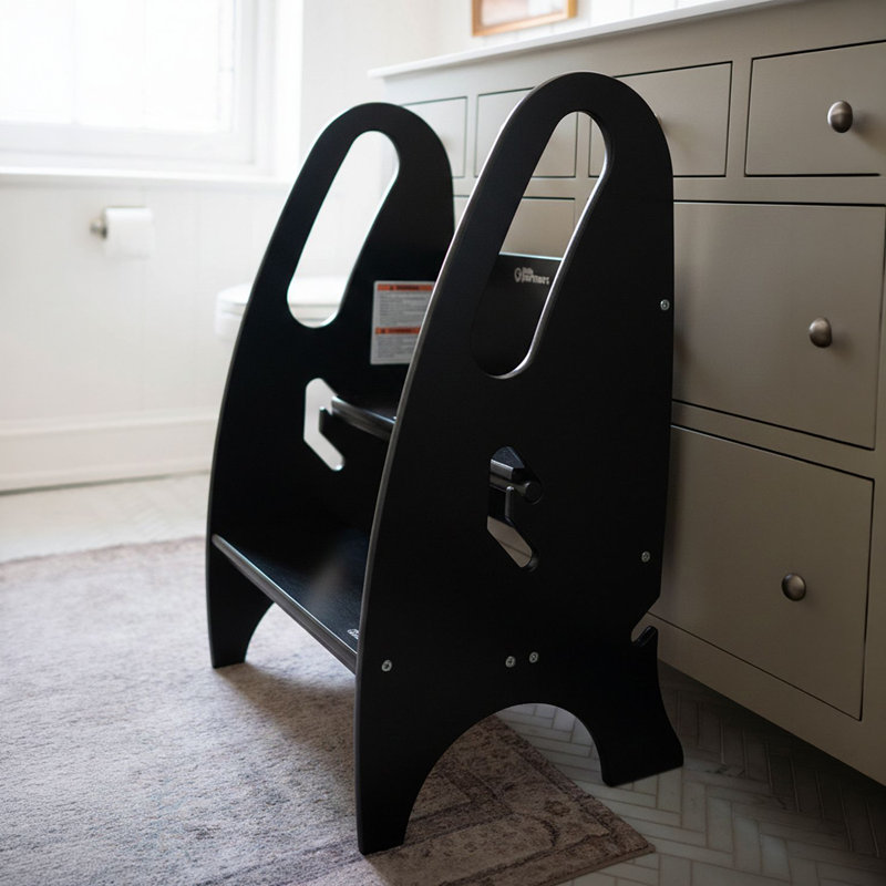 3-in-1 Growing Step Stool, Ebony