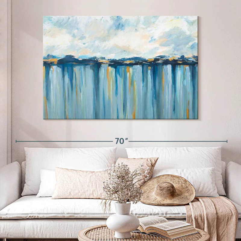 Avery Ocean Blues I, 34" H x 51" W