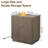 23'' Fluted Nightstand With Mid-Century Modern-605077748
