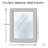 Cima Manufactured Wood, Glass Wall Mirror-1401620705