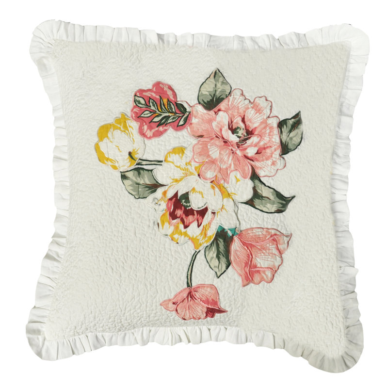 Antoinette Linen Square Pillow Cover & Insert