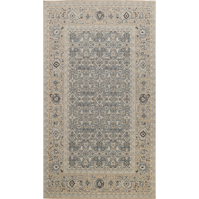 Tapis en laine gris / beige