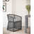 Matte Charcoal Frame/Ash Cushion