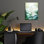 Art mural en verre Bay Love Home ™ par Carol Cavalaris, 12 po x 16 po