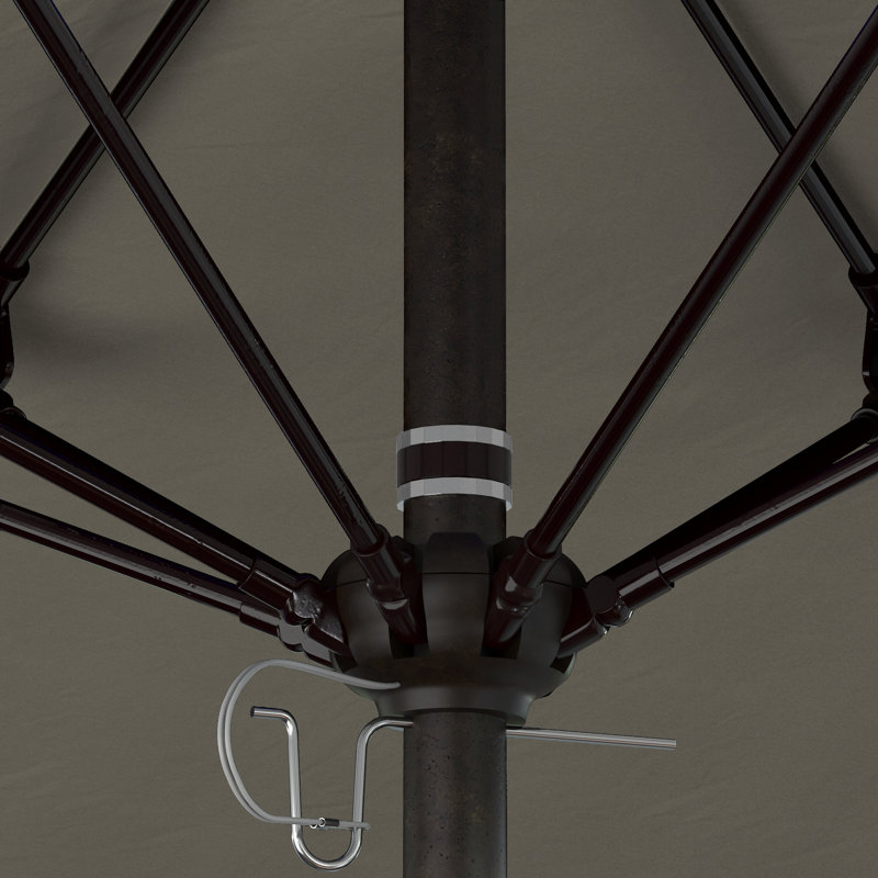 Parasol de marché 90 po Aneesaa, Bronze, Taupe - Pacifica