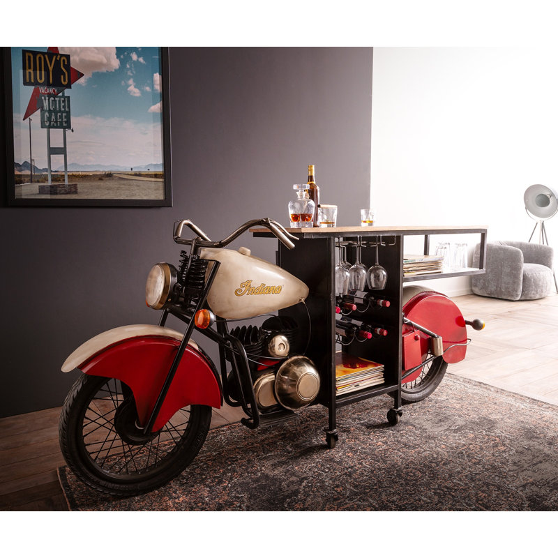 Kaithleen 26 " L Solid Wood Mini Bar