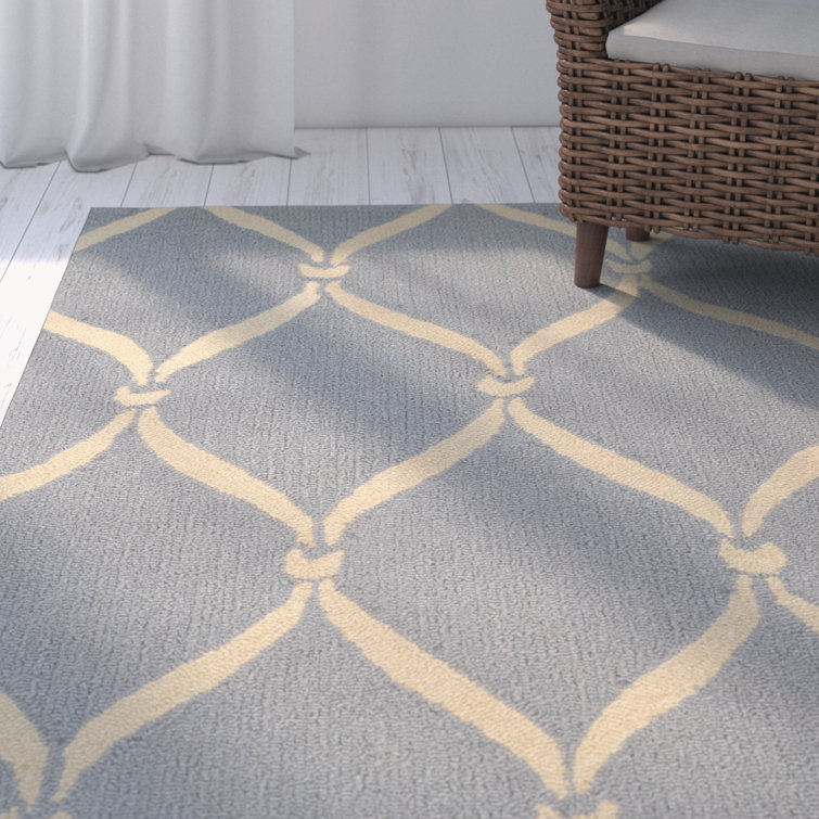 Wurster Hand Hooked Performance Chevron Rug