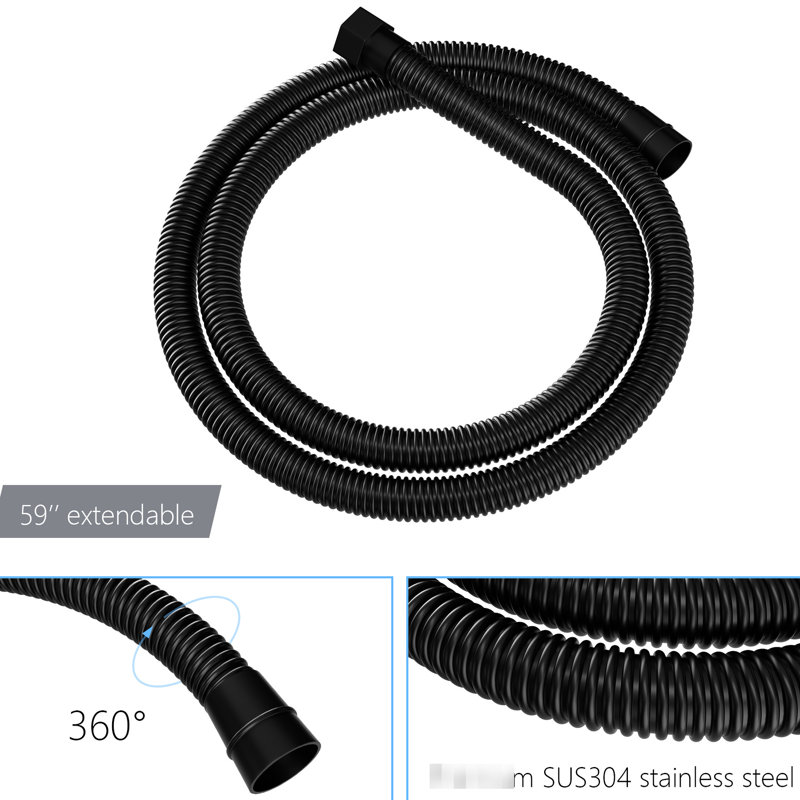 Dual Shower Head Ceiling Mount 10 Inch Square Matte Black With - Scald Balanced Valve, 360 Adjustable Head, And All Necessary Parts System Easy To Clean Nozzle, Handheld