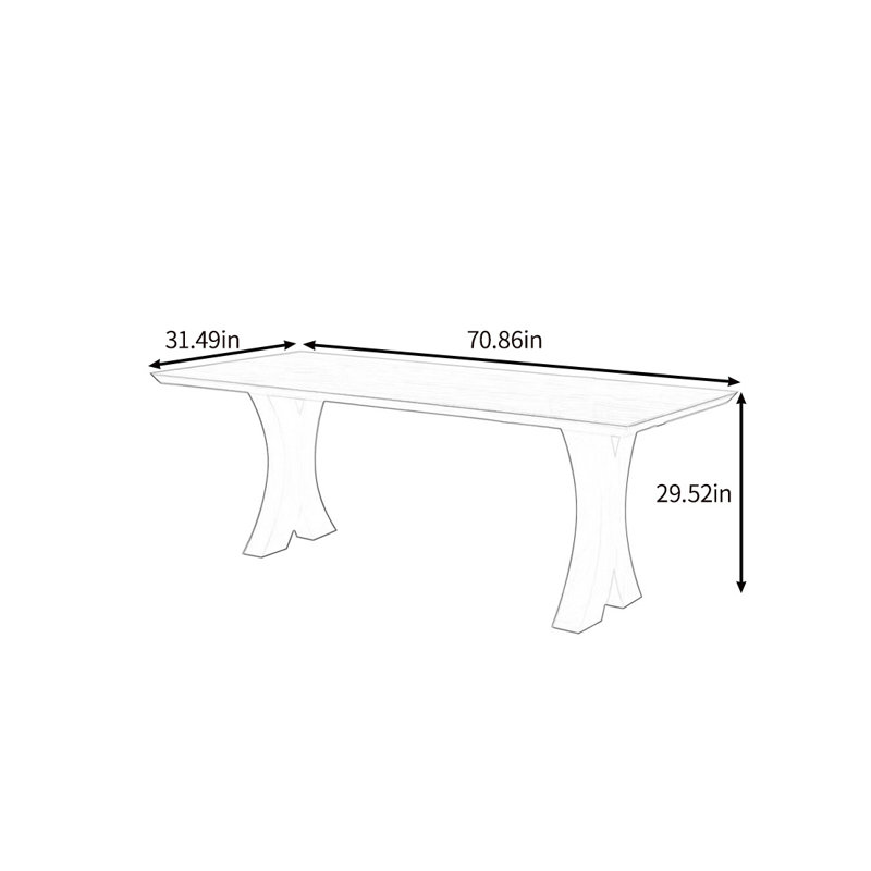 Darryon, 29.52"H x 70.86"L x 31.49"W