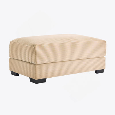 28 Ottoman Corduroy- Camel