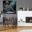  «Music Is My Life» par Rey Klimt, art mural en verre acrylique-1529427451