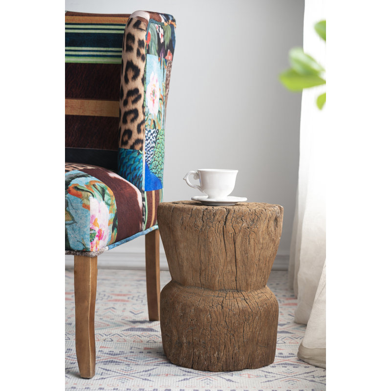 Tabouret d'appoint en bois massif