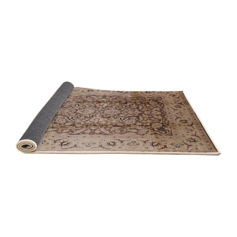 Tapis oriental crème / brun clair Sighwith, Rond 3 pi
