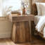 Table de chevet 20 po, table de chevet à base large pour chambre à coucher et salon-772341141