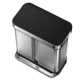 Simplehuman 58L / 15.3 Gallon Hands-Free Dual Compartment Recycling Kitchen Step Trash Can with Lid