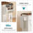 43.7'' Kitchen Island with Drop Leaf and Power Outlet, Rolling Kitchen Island Cart with Storage and Adjustable Shelving-1282018186-1282018189