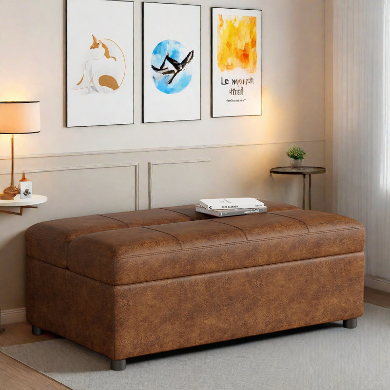 Lit escamotable pliant avec lit d'invité convertible et matelas