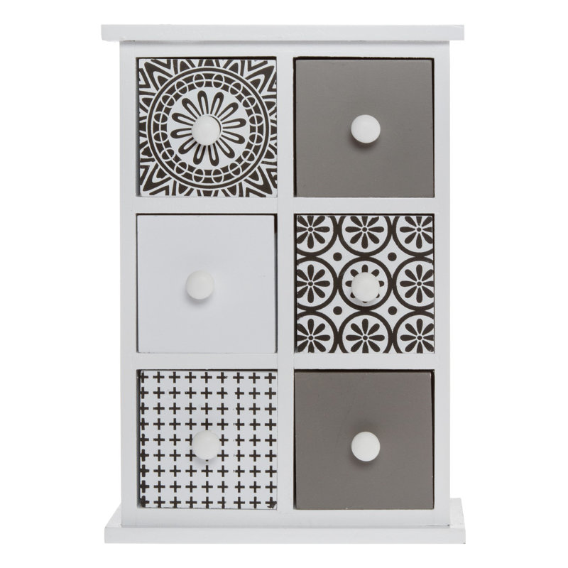 Romeo 21cm W 6 - Drawer Chest of Drawers