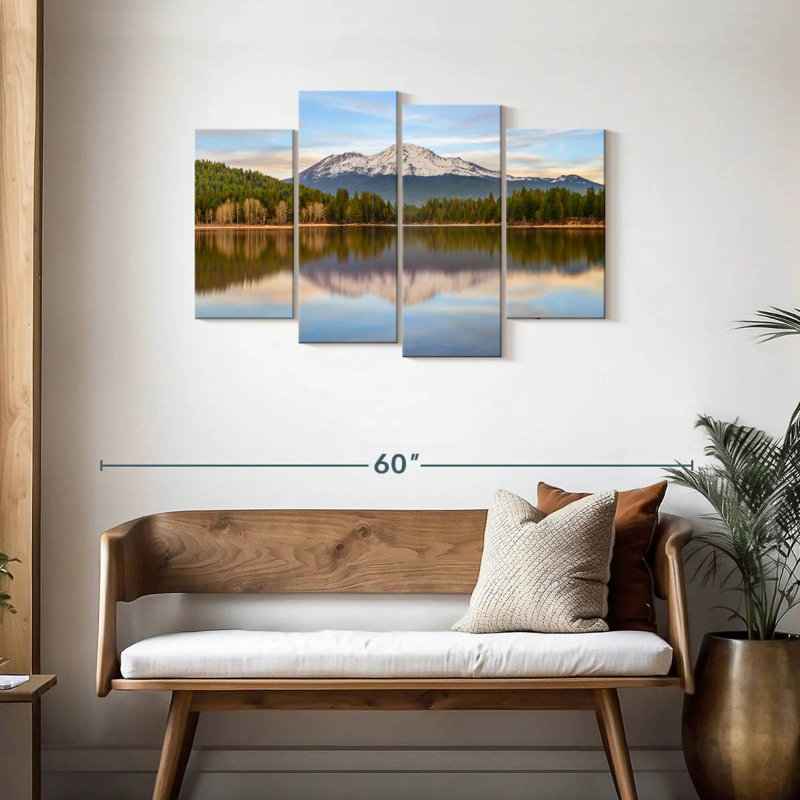 Alvord, reflet du lac Shasta, H 27 po x l 43 po