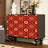 Compact Solid Wood Entryway Decor Storage Cabinet