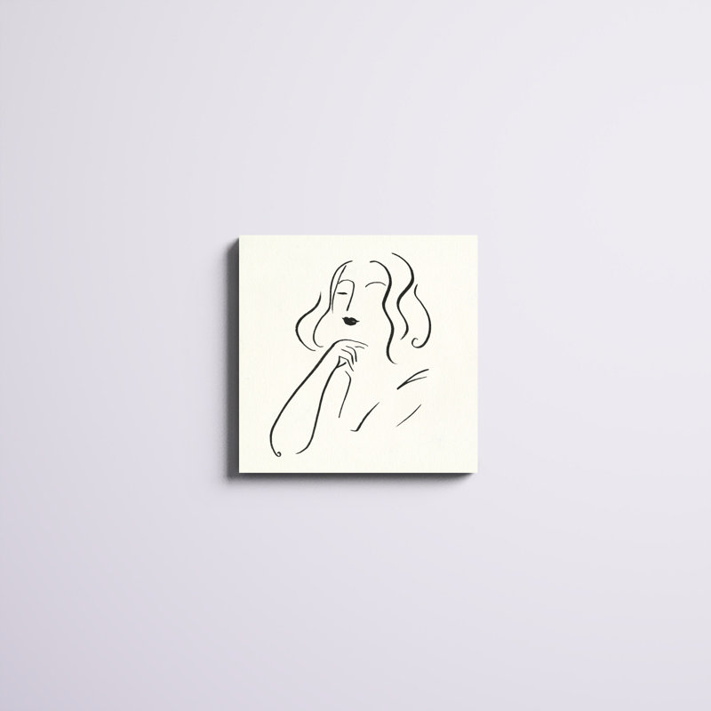 «Simple Study I», reproduction d'art sur toile tendue, H 20 po x l 20 po