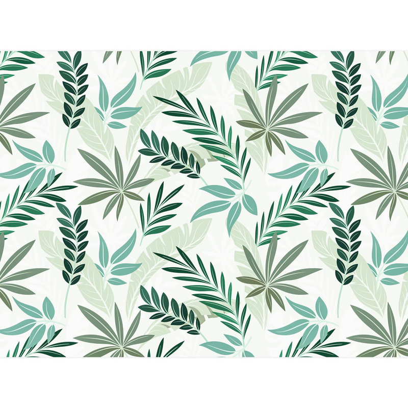 Bordure florale pelez et collez, L 108 po x l 144 po