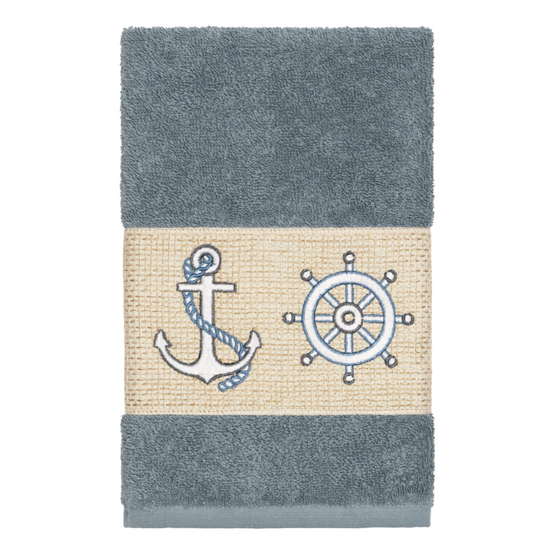 Easton Turkish Cotton Midweight Hand Towel, Teal