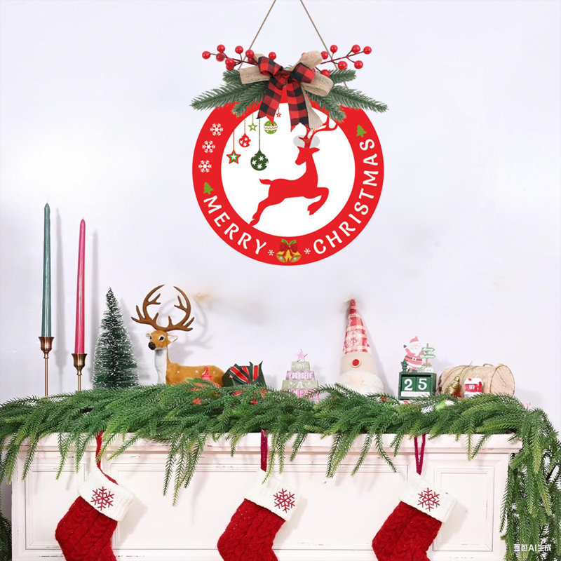 Enseigne de porte Merry Christmas