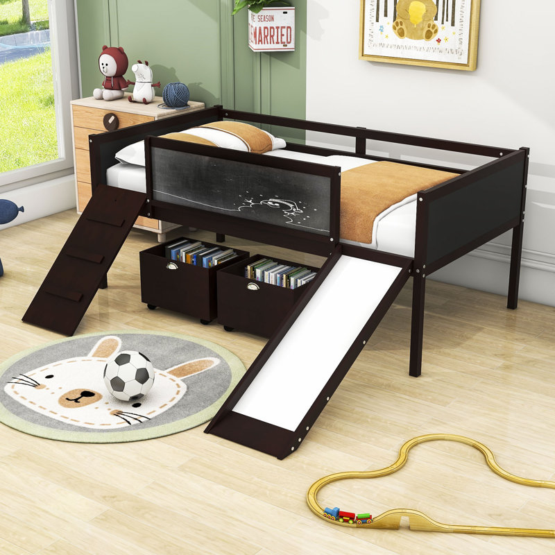 Harvester Kids Twin Loft Bed, Espresso