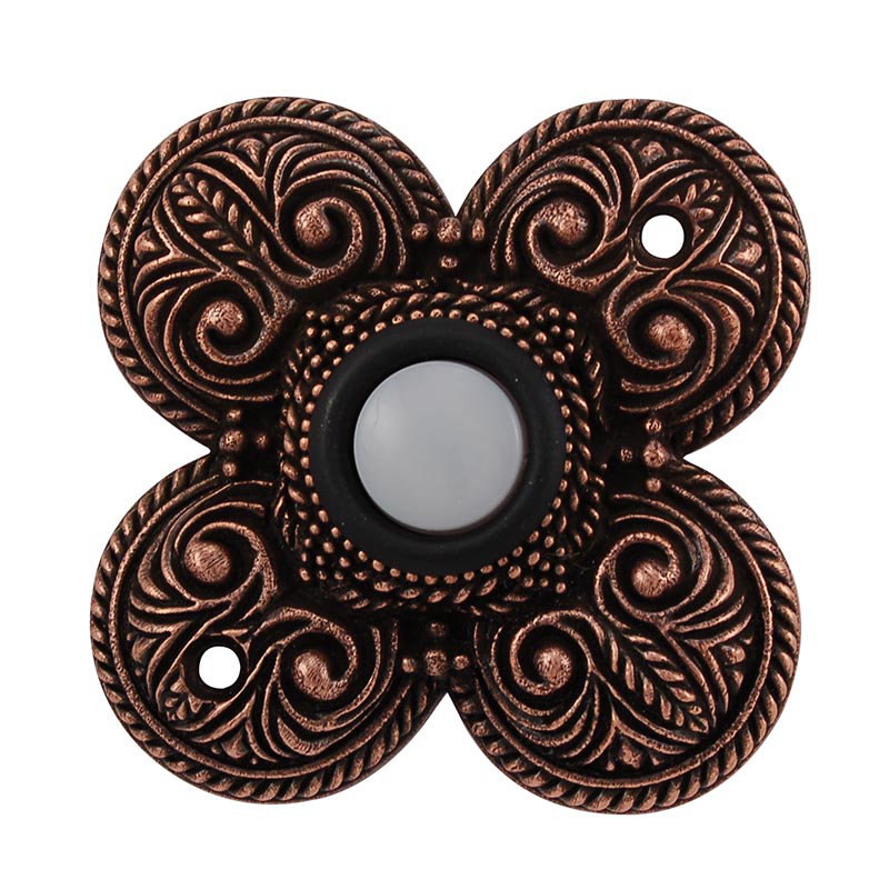 Napoli Push Button, Antique Copper