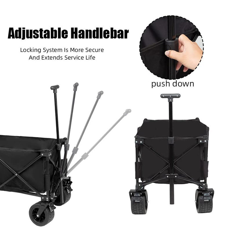 Onica Metal Bar Cart, Black