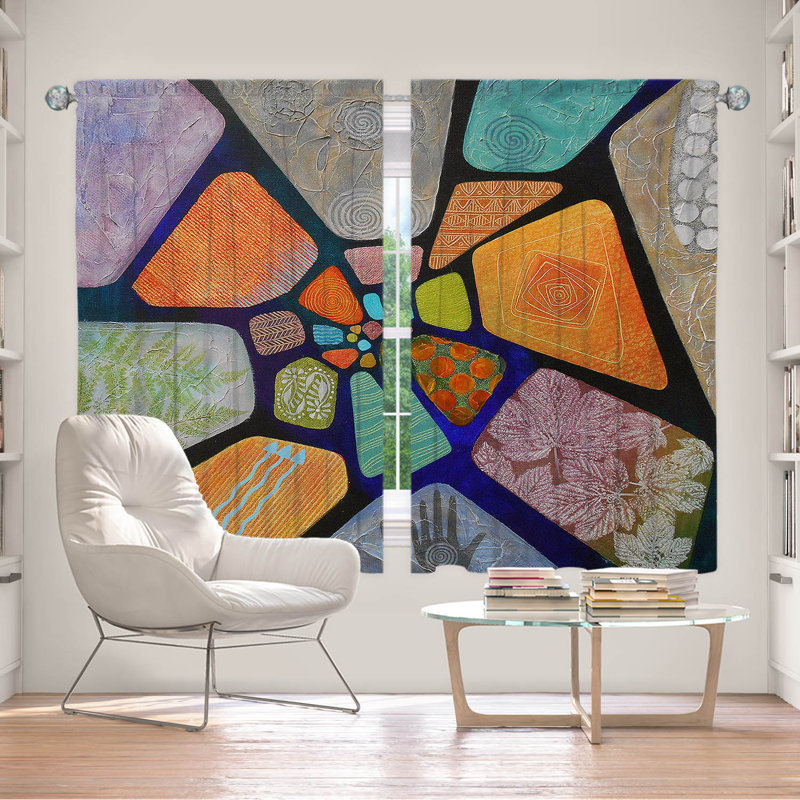 Fehrat Room Darkening Curtain Pair, 40" W x 52" L