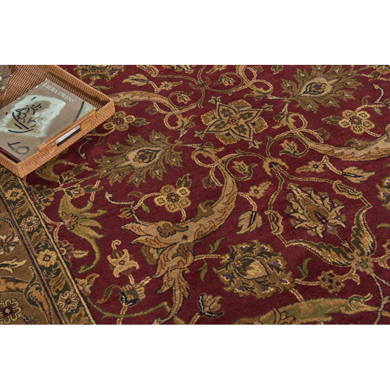 Rare And Unusual Moghul One-of-a-Kind 10' X 14' Hand Knotted Area Rug