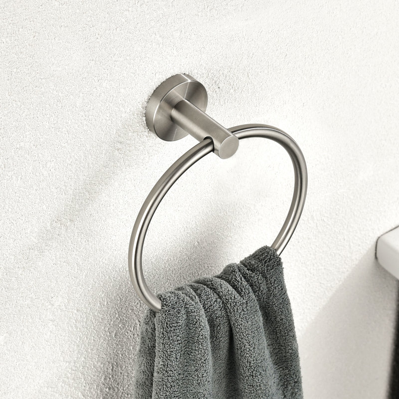 Ensemble de support à serviettes 5 pièces, Nickel