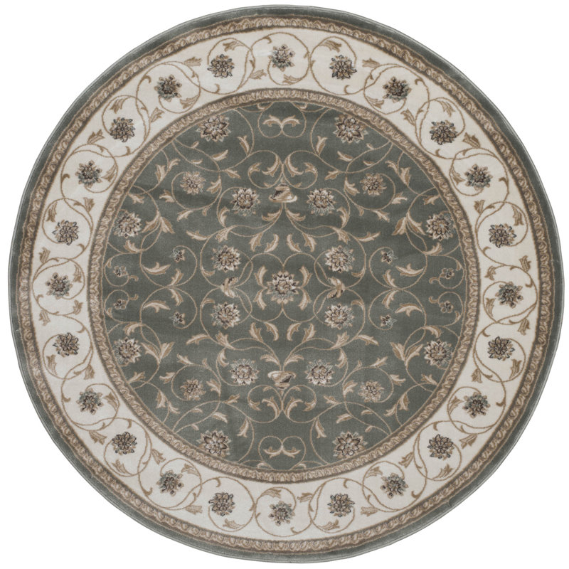 Oriental Indoor Rug, Round 7'10"