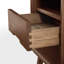 Ensemble de 2 tables de chevet en bois massif MCM avec 1 tiroir et tablette ouverte MCM-433849937